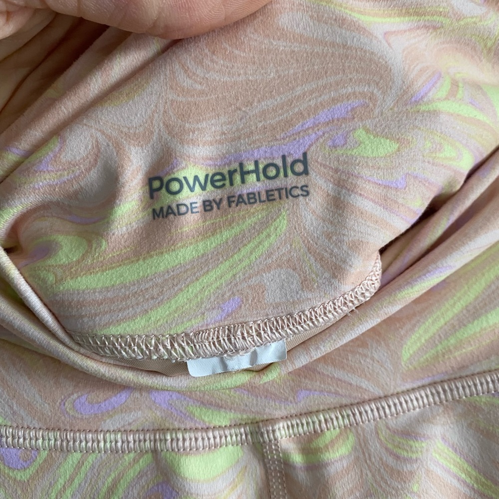 Fabletics Define High-Waisted Capri Marble - Picture 9 of 11
